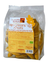 Mini gressins au curcuma et poivre BIO 150 g - LA BUONA TERRA